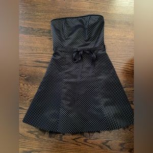 Jessica McLintock for Gunne Sax Black and White Polka Dot size 7/8 juniors